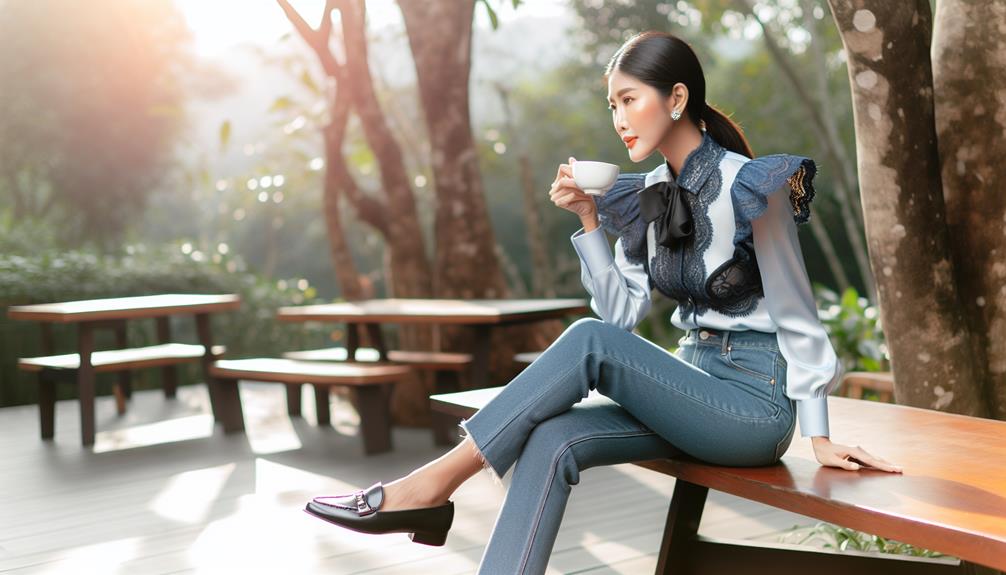 chic casual outing style